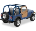 Picture of Bestop 80-86 Jeep Cj7 / 87-95 Wrangler YJ Full Fabric Doors (Spice)