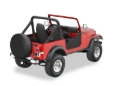 Picture of Bestop 80-86 Jeep Cj7 / 87-95 Wrangler YJ Lower Fabric Doors (Black Denim)