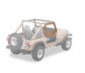 Picture of Bestop 88-95 Jeep Wrangler YJ Upper Fabric Doors (Rounded Upper Corner Spice)