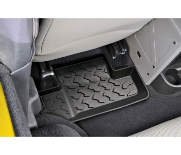 Picture of Bestop 07-10 Jeep Wrangler JK 2-Door Rear Floor Mats (Black)