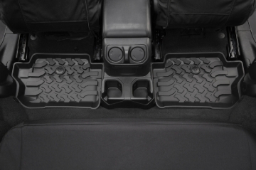 Picture of Bestop 18-26 Jeep Wrangler JL 2-Door Rear Floor Mats (Black)