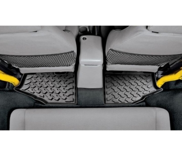 Picture of Bestop 97-06 Jeep Wrangler TJ Rear Floor Mats (Black)