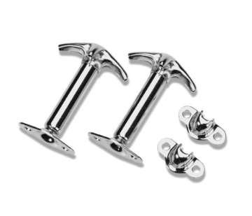 Picture of Bestop 41-49 Jeep Cj2 Hood Latches (Chrome Boxed)