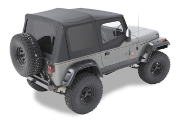 Picture of Bestop A-Top For OEM - Jeep 87 Wrangler YJ Replace (Black Crush Clear Windows Door Skins Included)
