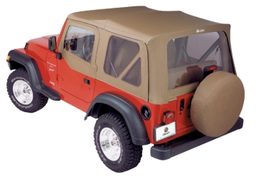 Picture of Bestop A-Top For OEM - 97-02 Jeep Wrangler TJ Replace (Spice Clear Windows Door Skins Included)