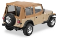 Picture of Bestop 88-95 Jeep Wrangler YJ Replace A-Top (Spice Sailcloth Clear Windows Upper Door Skins )