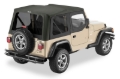 Picture of Bestop 97-02 Jeep Wrangler TJ Replace A-Top (Blk Sailcloth Tinted Windows Upper Door Skins )