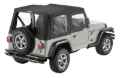 Picture of Bestop 97-02 Jeep Wrangler TJ Replace A-Top (Blk Sailcloth Clear Windows Upper Door Skins )
