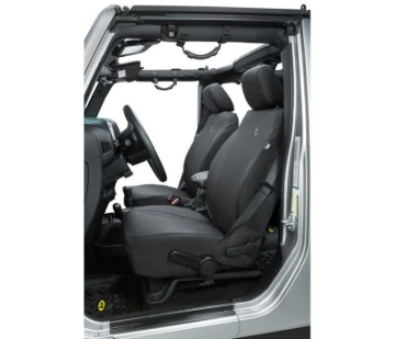 Picture of Bestop 13-18 Jeep Wrangler JK Front Seat Covers (Black Diamond)