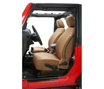 Picture of Bestop 13-18 Jeep Wrangler JK Front Seat Covers (Tan)