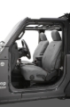Picture of Bestop 18-26 Jeep Wrangler JL 2-Door Front Seat Covers (Charcoal)