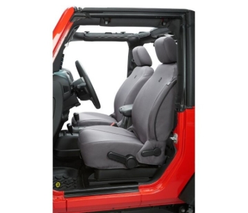Picture of Bestop 07-12 Jeep Wrangler JK Front Seat Covers (Charcoal)