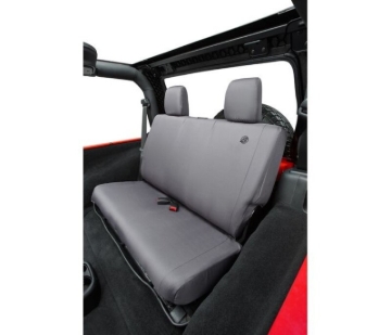 Picture of Bestop 07-18 Jeep Wrangler JK 2-Door Rear Seat Covers (Charcoal)