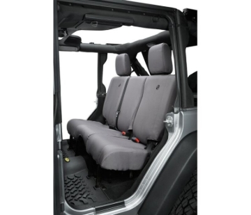 Picture of Bestop 13-18 Jeep Wrangler JK 4-Door Rear Seat Covers (Charcoal)