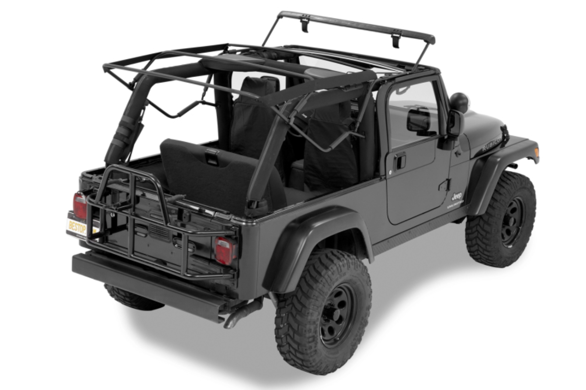 Picture of Bestop 04-06 Jeep Wrangler TJ Unlimited Bow & Fdodge Rame Hardware Kit (Factory Style Replacement)