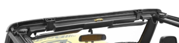 Picture of Bestop 97-06 Jeep Wrangler TJ Windshield Header Assembly (Factory Style Replacement)
