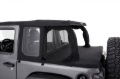 Picture of Bestop 18-26 Jeep Wrangler JL 2-Door Halftop Conversion Kit (Black Diamond)