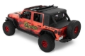 Picture of Bestop 18-23 Jeep Wrangler JL 4-Door Halftop Conversion Kit (Premium Black Twill)