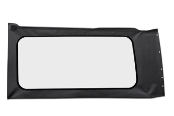 Picture of Bestop 18-26 Jeep Wrangler JL Oe JL Replacement Windows (Quarter Left Hand 2-Door Black Vinyl Clear)