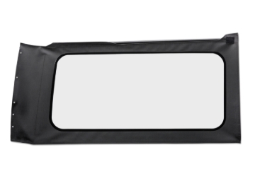 Picture of Bestop 18-26 Jeep Wrangler JL Oe JL Replacement Windows (Quarter Right Hand 2-Door Blk Vinyl Clear)