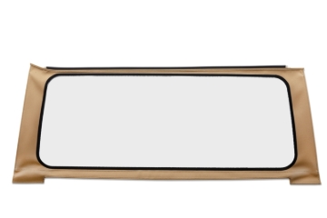 Picture of Bestop 18-26 Jeep Wrangler JL Oe JL Replacement Windows (Rear 2-Door Or 4-Door Tan Twill Clear)