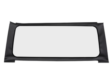 Picture of Bestop 18-26 Jeep Wrangler JL Oe JL Replacement Windows (Rear 2-Door Or 4-Door Black Vinyl Clear)