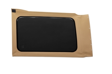 Picture of Bestop 18-26 Jeep Wrangler JL Oe JL Replacement Windows (Quarter Left Hand 4-Door Tan Twill Tinted)