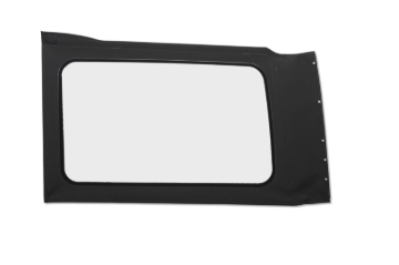 Picture of Bestop 18-26 Jeep Wrangler JL Oe JL Replacement Windows (Quarter Left Hand 4-Door Black Twill Clear)