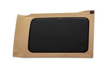 Picture of Bestop 18-26 Jeep Wrangler JL Oe JL Replacement Windows (Quarter Right Hand 4-Door Tan Twill Tinted)