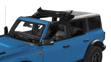 Picture of Bestop 21-26 Bronco Bronco Raptor 4-Door Sunrider For Hardtop (Premium Black Twill)