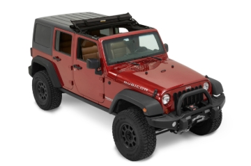 Picture of Bestop 07-18 Jeep Wrangler JK Sunrider For Hardtop (Premium Black Twill 2-Door Or 4-Door)