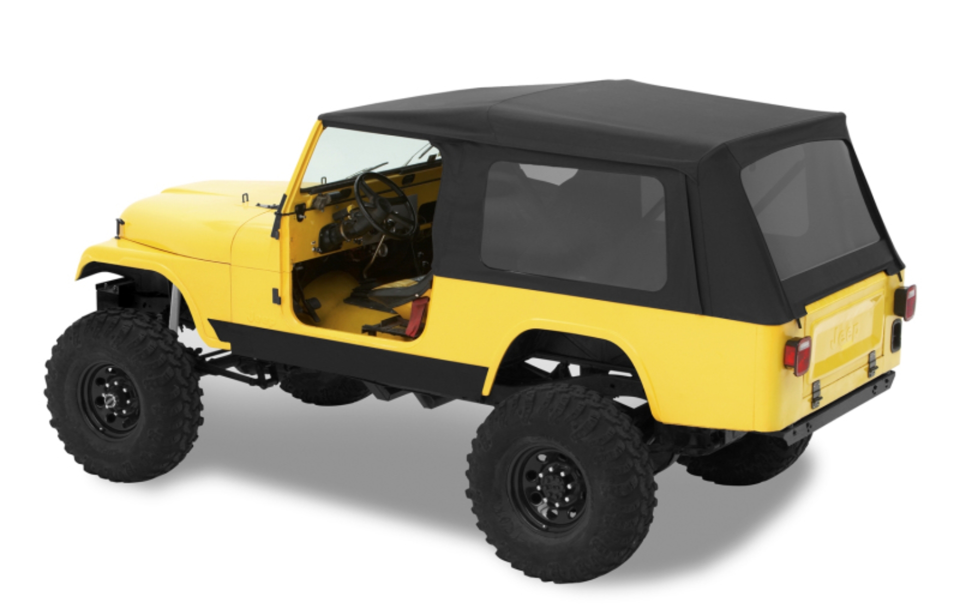 Picture of Bestop 81-85 Jeep Scdodge Rambler Cj8 Supertop Classic (Black Denim Tinted Windows)