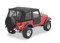 Picture of Bestop 76-83 Jeep Cj5 Supertop Classic (Black Crush Clear Windows)