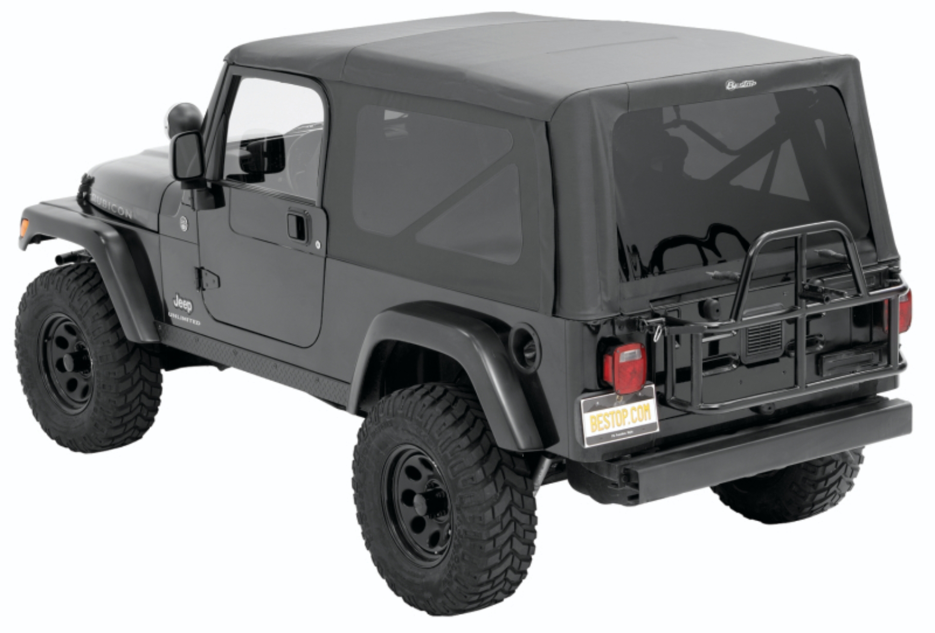 Picture of Bestop 04-06 Jeep Wrangler TJ Unlimited Supertop (Black Diamond)