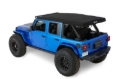 Picture of Bestop 18-26 Jeep Wrangler JL 4-Door Supertop (Black Diamond)