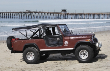 Picture of Bestop Jeep 48-53 Cj3A / M38 Tigertop (Black Crush)