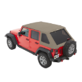 Picture of Bestop 07-18 Jeep Wrangler JK 4-Door Trektop Glide (Pebble Beige)
