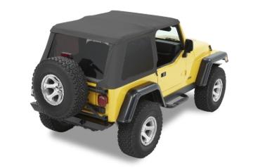 Picture of Bestop 97-06 Jeep Wrangler TJ Exc. Unlimited Trektop (Black Denim)