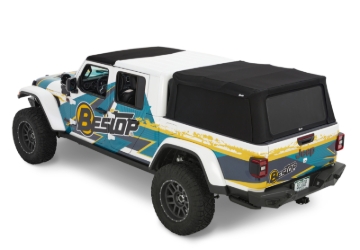 Picture of Bestop 20-26 Jeep Gladiator For 5 Ft. Bed Supertop For Truck 2 (Black Diamond)
