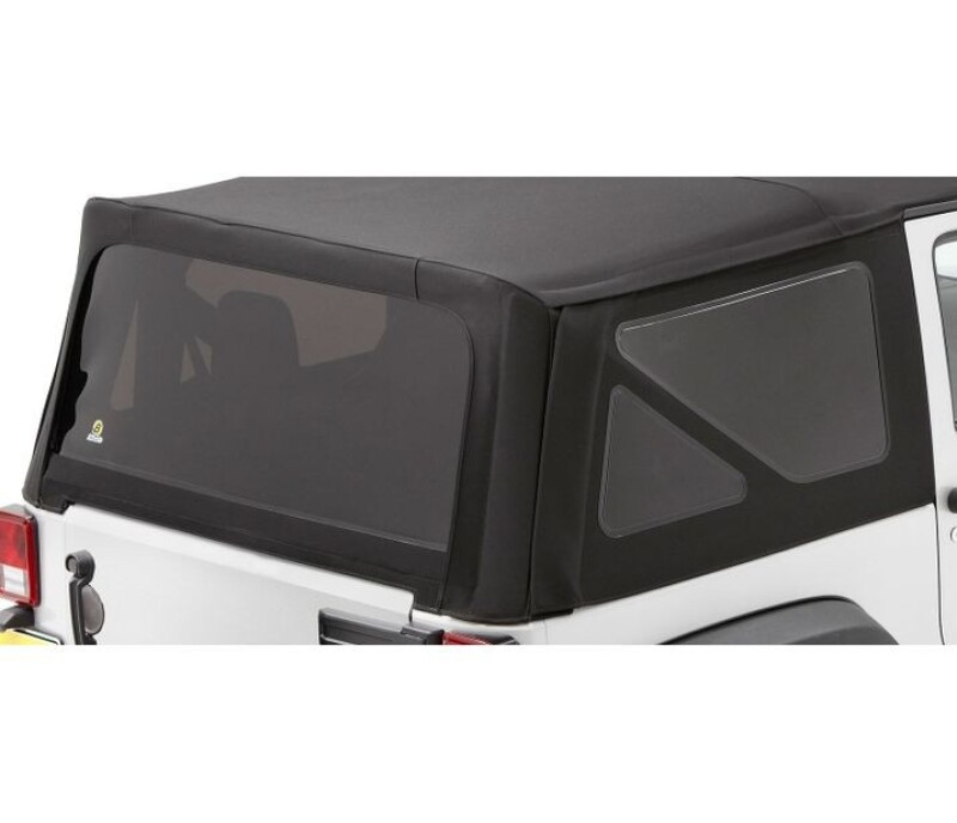 Picture of Bestop 11-18 Jeep Wrangler JK 2-Door Window Set (Black Diamond)