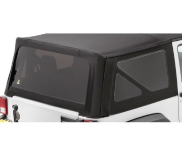 Picture of Bestop 07-10 Jeep Wrangler JK 2-Door Window Set (Black Diamond)