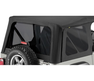 Picture of Bestop 03-06 Jeep Wrangler TJ Exc. Unlimited Window Set (Black Diamond)