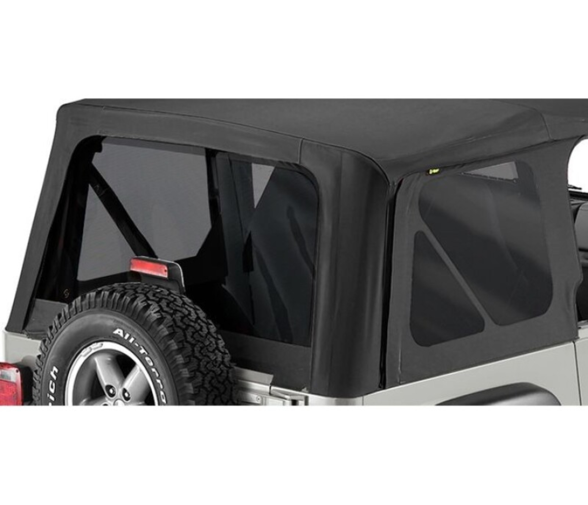 Picture of Bestop 97-02 Jeep Wrangler TJ Window Set (Black Denim)