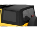 Picture of Bestop 07-10 Jeep Wrangler JK 4-Door Window Set (Black Diamond)