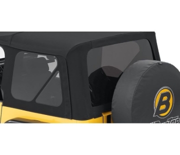 Picture of Bestop 97-06 Jeep Wrangler TJ Exc. Unlimited Window Set (Supertop Premium Black Twill)