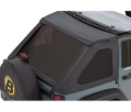 Picture of Bestop 07-18 Jeep Wrangler JK 4-Door Window Set (Black Diamond)