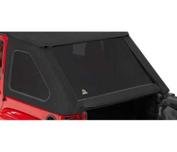 Picture of Bestop 07-18 Jeep Wrangler JK 4-Door Window Set (Premium Black Twill Fits Trektop 56923)
