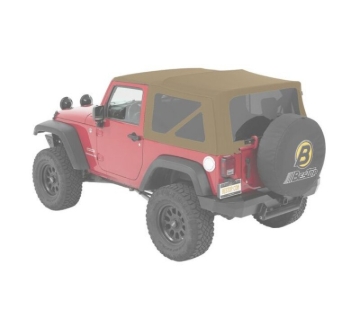 Picture of Bestop 07-18 Jeep Wrangler JK 2-Door Window Set (Pebble Beige Twill)