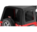 Picture of Bestop 97-06 Jeep Wrangler TJ Exc. Unlimited Window Set (Sunrider Black Denim)