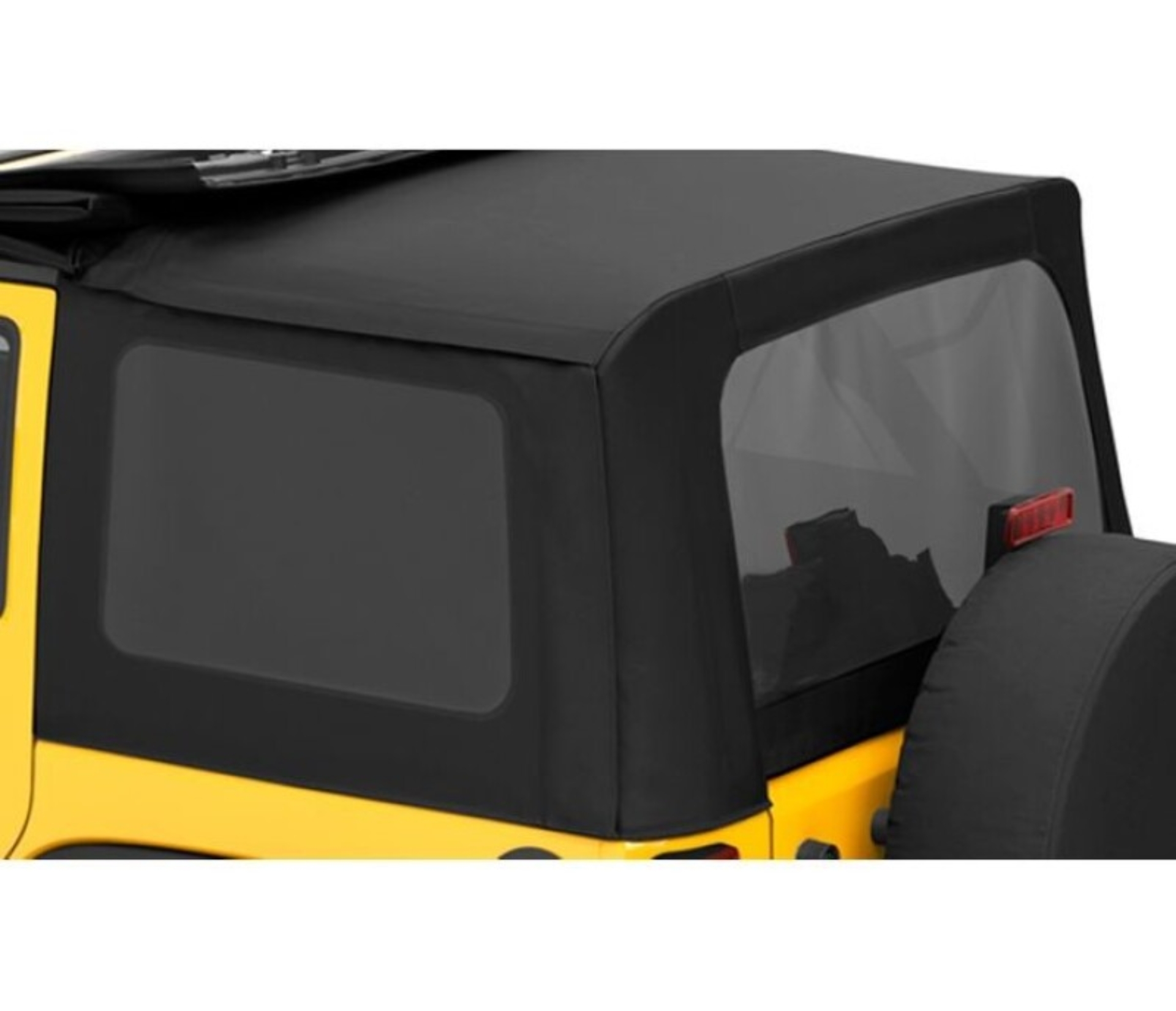 Picture of Bestop 11-18 Jeep Wrangler JK 4-Door Window Set (Black Diamond)